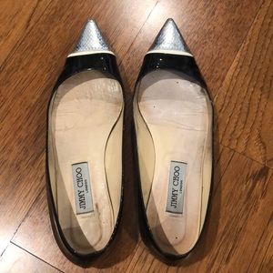 Jimmy Choo Patent Leather Flats